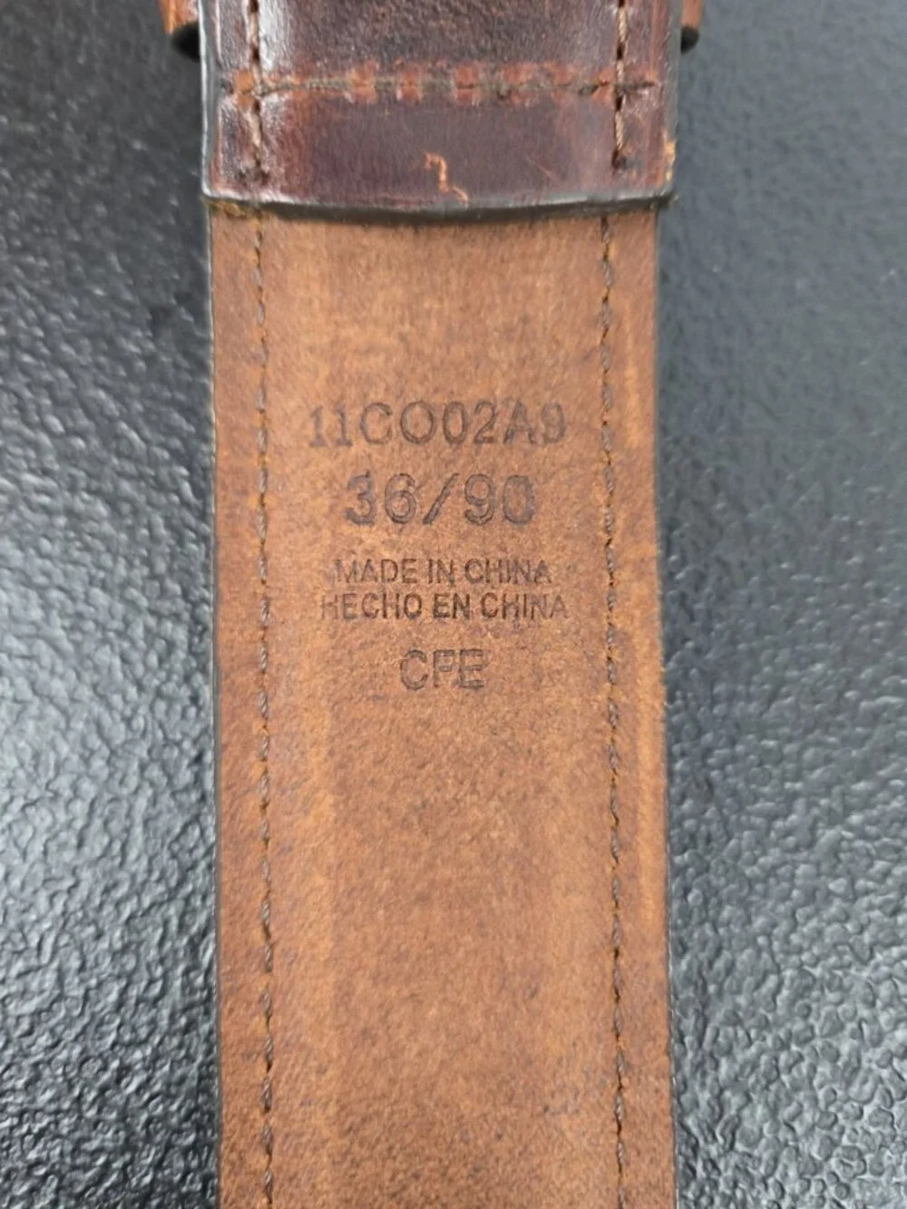 Columbia Men's Leather Brown Belt Size 36